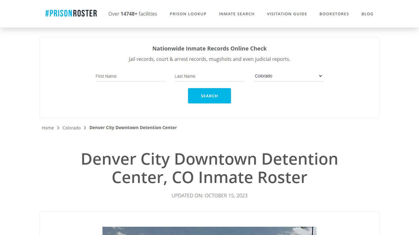 Denver City Downtown Detention Center, CO Inmate Roster