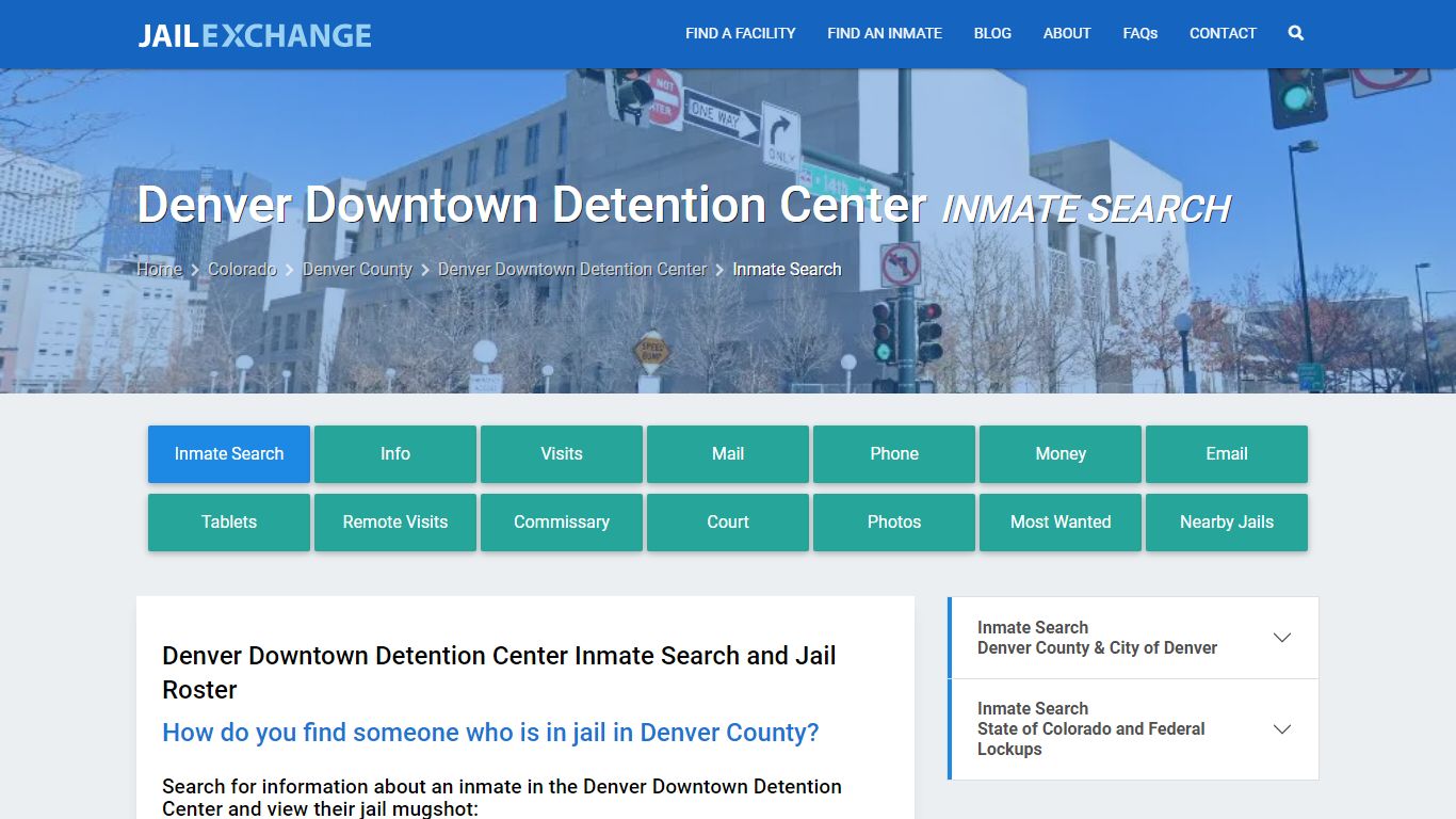 Denver Downtown Detention Center Inmate Search - Jail Exchange